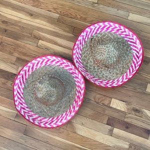 Set of 2 Sombreros (pink)